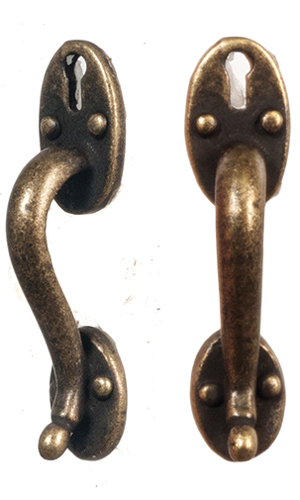 Door Pulls, Antique Finish, 2 pc.